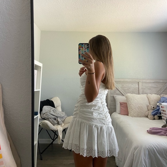 White Mini Dress - Picture 2 of 2